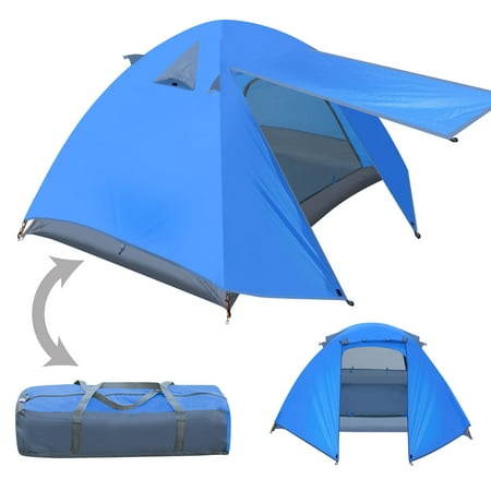 Sunrise Portable Tent 1-2 Person, For Hiking, Backpacking, W/.Double Layer, 1 Door, Carry Bag