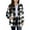 Black, variant on AHTJRT Button Down Cardigans for Kids Lapel Long Sleeve Outerwear with Pockets Thermal Double Fleece Lined Coats Fashion Plaid Sweaters Pink 10-11 Years