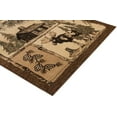 thumbnail image 4 of Lodge Cabin Area Rugs 4x5 Rustic Cabin Novelty Rugs for Living Room Cabin Dcor Rugs Moose and Lodge Theme Rug Brown Carpet Luxury Home Dcor, 4 of 7