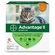 Bayer Advantage II Cat Flea Prevention and Treatment, 5-9 lb., 4 Month Supply