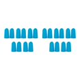 thumbnail image 2 of Guardurnaity Paquete de 10 tapones para los oídos para viajes, sueño, prevención de ruido, relajación, oficina, naranja azul 2piezas, 2 of 6