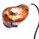thumbnail image 3 of HG-M84W Micrófono de jamón de 4 pines Grano de madera Cancelación de ruido Reemplazo de micrófono de hombro para Cobra Radio Walkie Talkie Inevent TX1199-00, 3 of 7