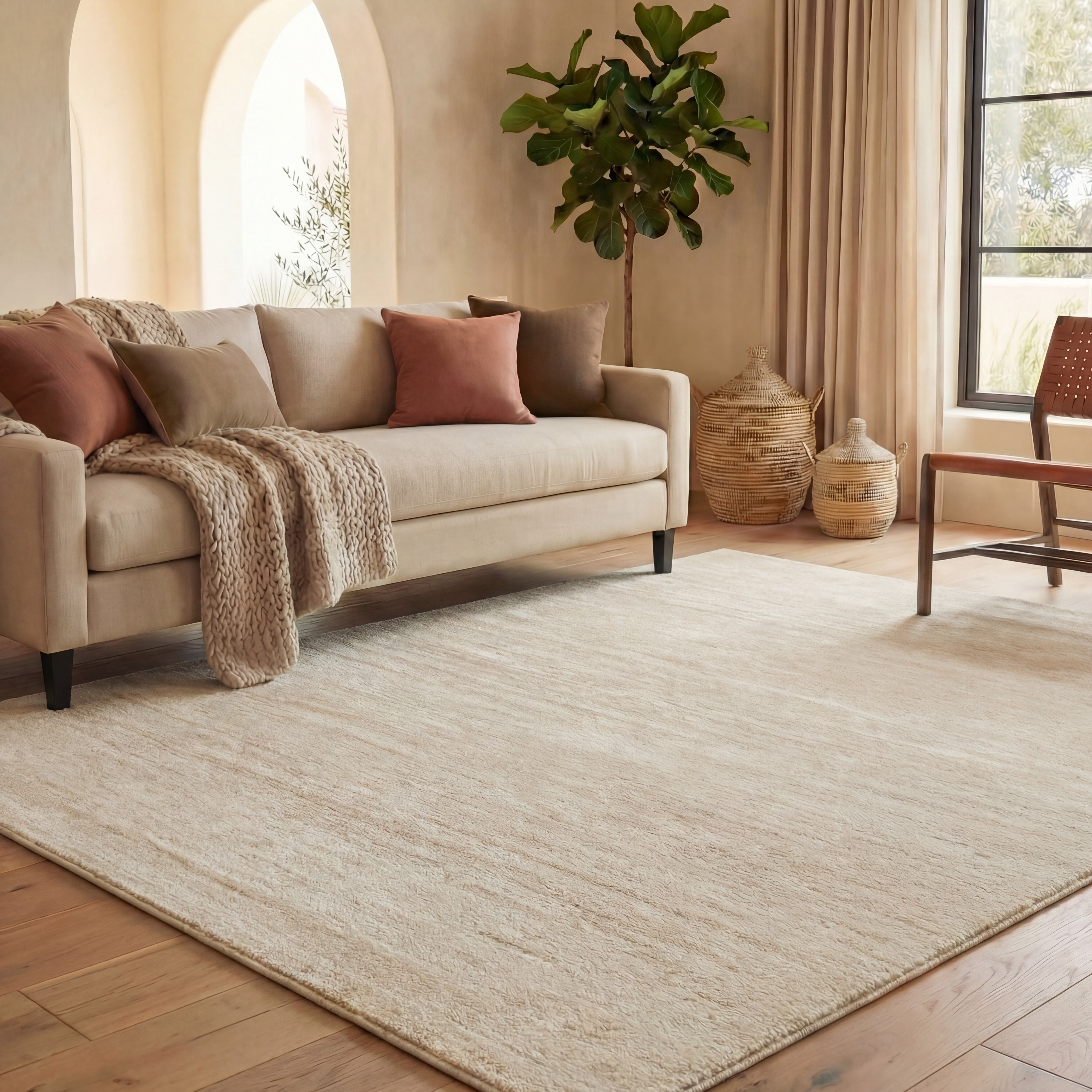 Safavieh Adirondack Esmond Striped Area Rug, Champagne/Cream, 6' x 8'
