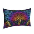 thumbnail image 2 of Fotbe Indian Mandalas Dragonfly Pillow Cases - Envelope Closure - Luxury, Extra Soft, Cooling Pillow Covers - Wrinkle, Fade, Stain Resistant-14"x20", 2 of 9