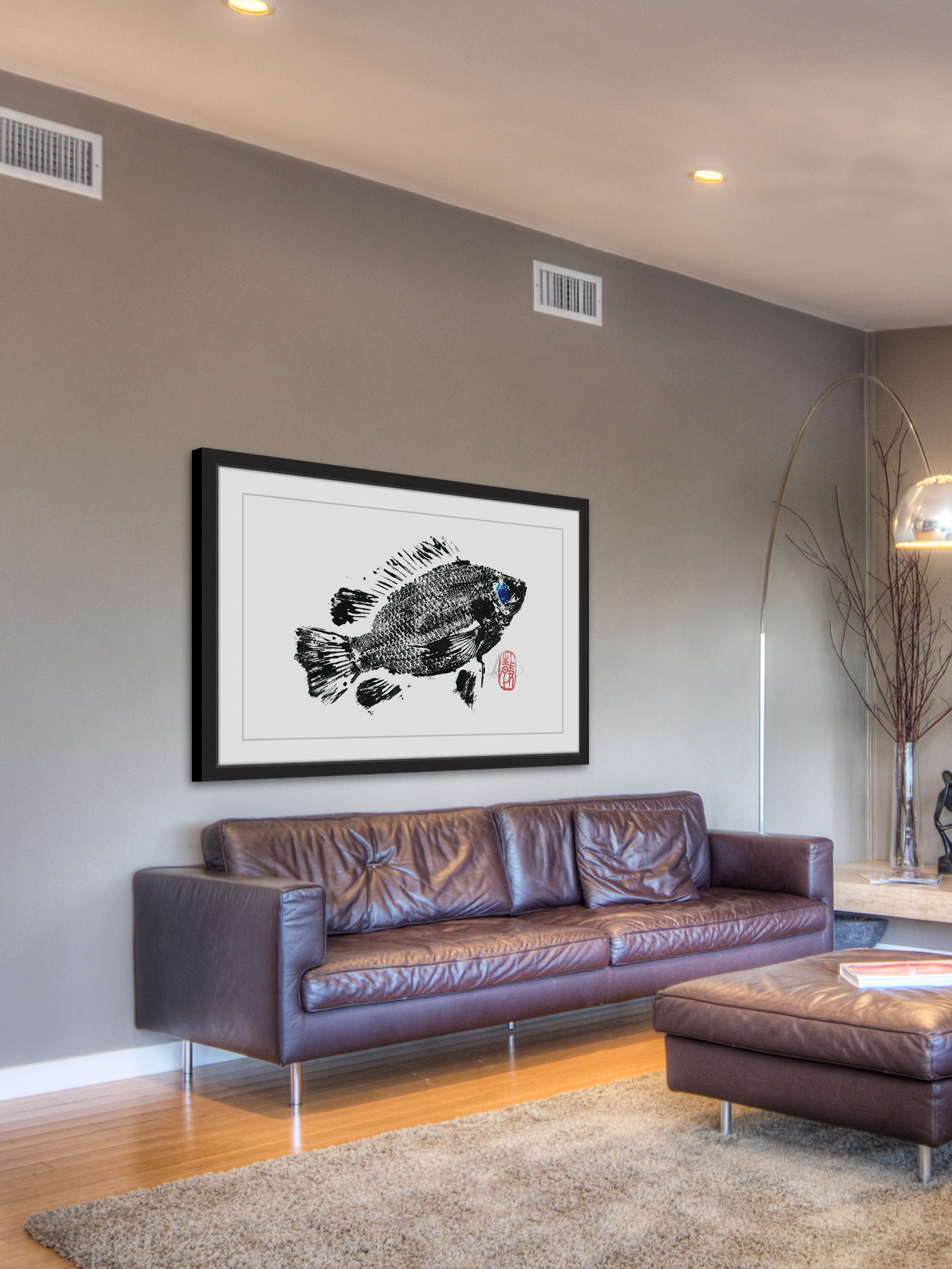 "Tilapia" Framed Painting Print