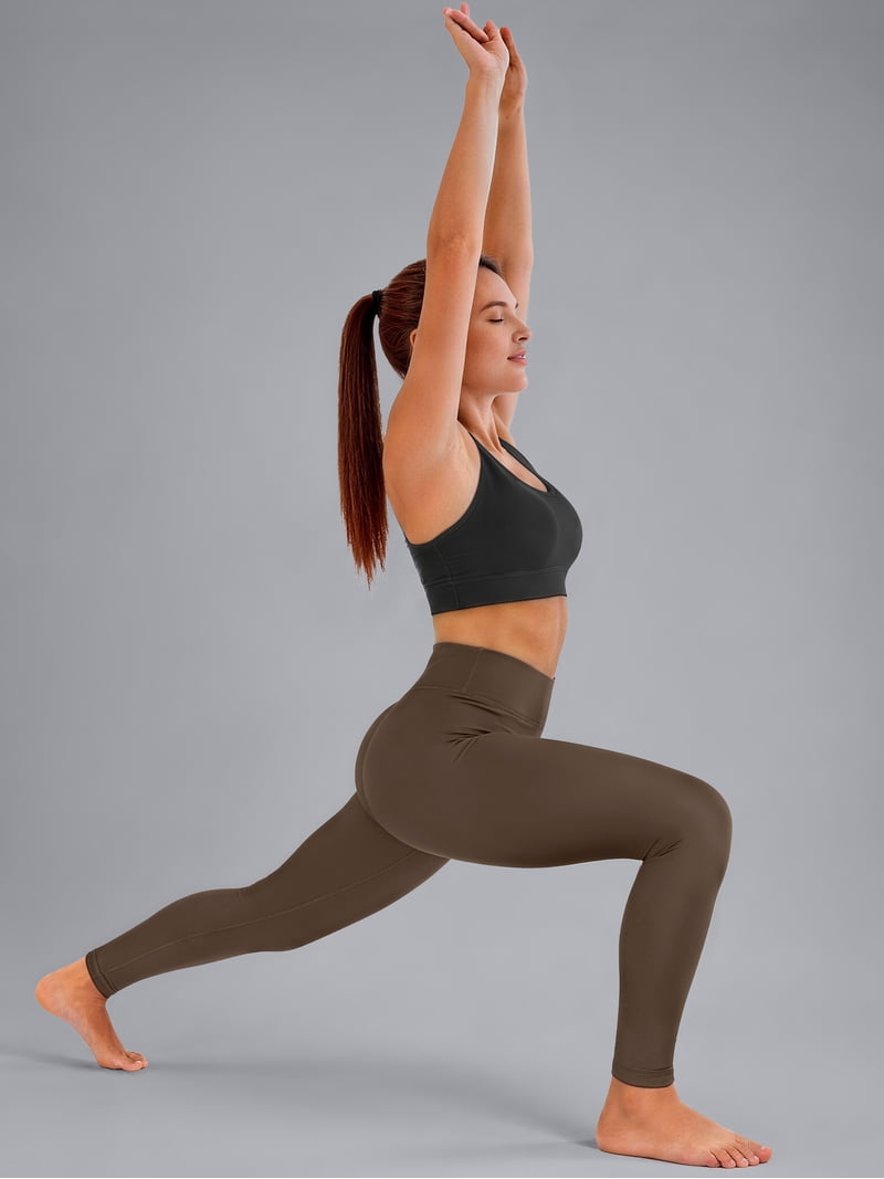 Rosvigor Plus Size Womens Yoga Leggings High Waisted Workout