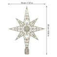 thumbnail image 2 of FENGGUIQU Lighted Christmas Star Topper Plastic Multi 1Set for Tree Topping, 2 of 6