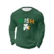 thumbnail image 3 of Ceisia Men Fashionable Casual Loose Elastic Long Sleeve Round Neck St Gift Patrick's Day Lucky Graphic Print T shirt for Daily Fit, 3 of 5
