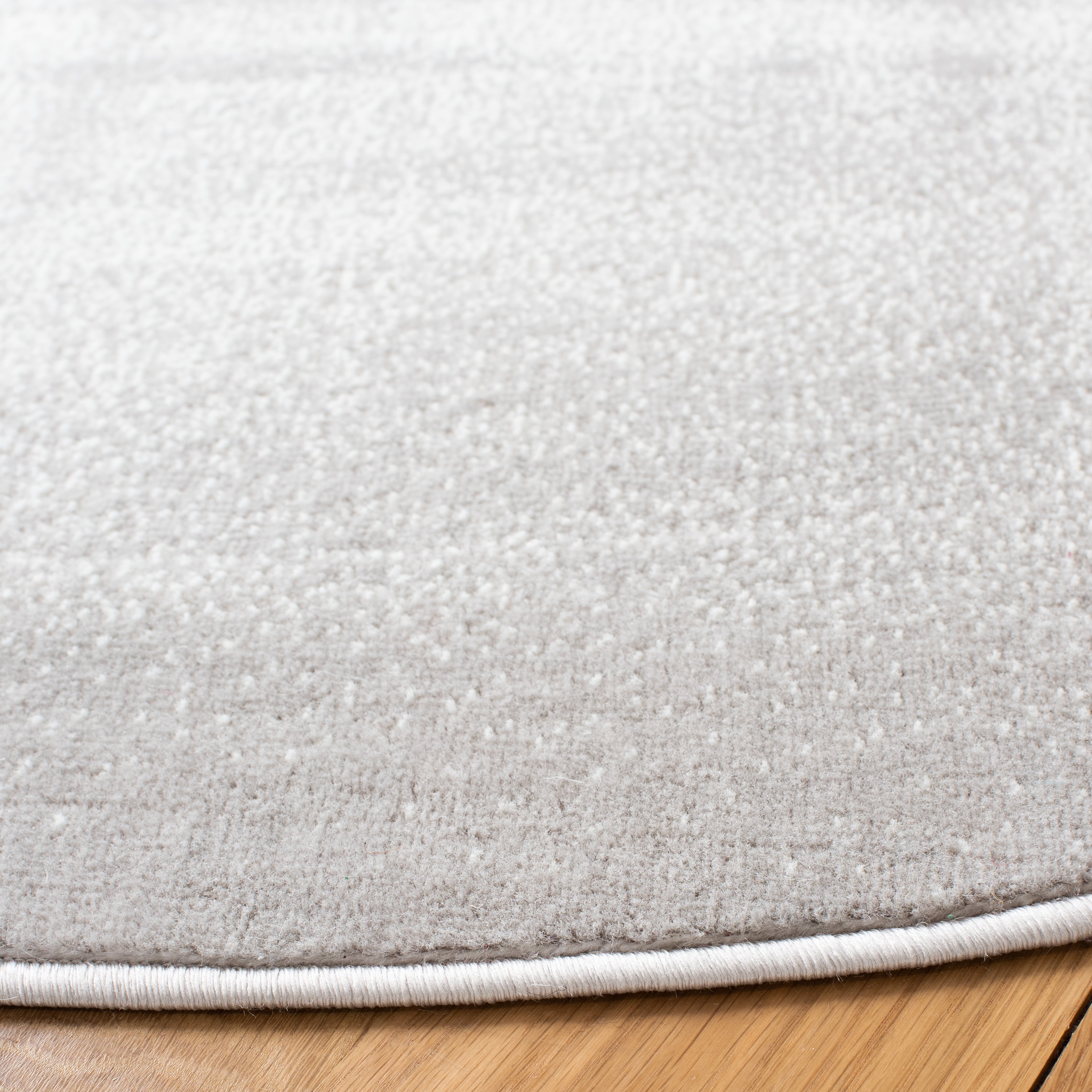 SAFAVIEH Skyler Steward Abstract Area Rug, Grey/Ivory, 6'7" x 6'7" Round