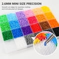 thumbnail image 6 of hautllaif 10,000pcs Fuse Beads Kit – 24 Colors 2.6mm Melting Beads, Complete Set with Pegboards, Tweezers & Ironing Paper, Endless DIY Crafts for Kids, Perfect Birthday & holiday gift, 6 of 6
