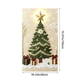 thumbnail image 3 of Cortina Navideña para Puerta de 89 X 183 Cm | Tejido de Poliéster con Bordado Estereoscópico | Cortina Festiva Duradera | Decoración de Pared Navideña | Multiusos para Puertas, Paredes y Mesas, 3 of 6