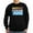 Black, variant on CafePress - Vote Peace Sweatshirt (Dark) - Classic Crew Neck Sweatshirt
