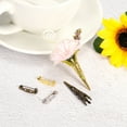 thumbnail image 5 of Uxcell 41mm Corsage Decorative Holder Brooch Pin Vase Pocket Boutonnieres Holder Rose Gold 12 Pcs, 5 of 6