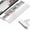 White, variant on XYvans 22-in-1 Keyboard Cleaning Kit with Keyboard Wrist Rest, Leather Ergonomic Hand Pad for Mechanical Keyboards, Magnetic Storage & Phone Holder-White