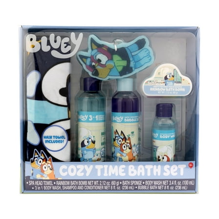 Bluey Cozy Time Bath Set, 6 Pieces