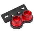 thumbnail image 3 of Motorcycle Taillight Motorcycle Rear Light Brake Light Modified Brake Light Modified Lamp 12V Round Motorcycle LED Brake Tail Light Rear Lamp Universal Modified Accessory, 3 of 8