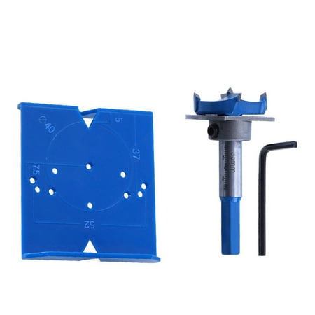 

35mm Hinge Hole Positioning Ruler Hinge Hole Drill Locator Adjustable Limit Hole Opener for Carpentry Door Accessories