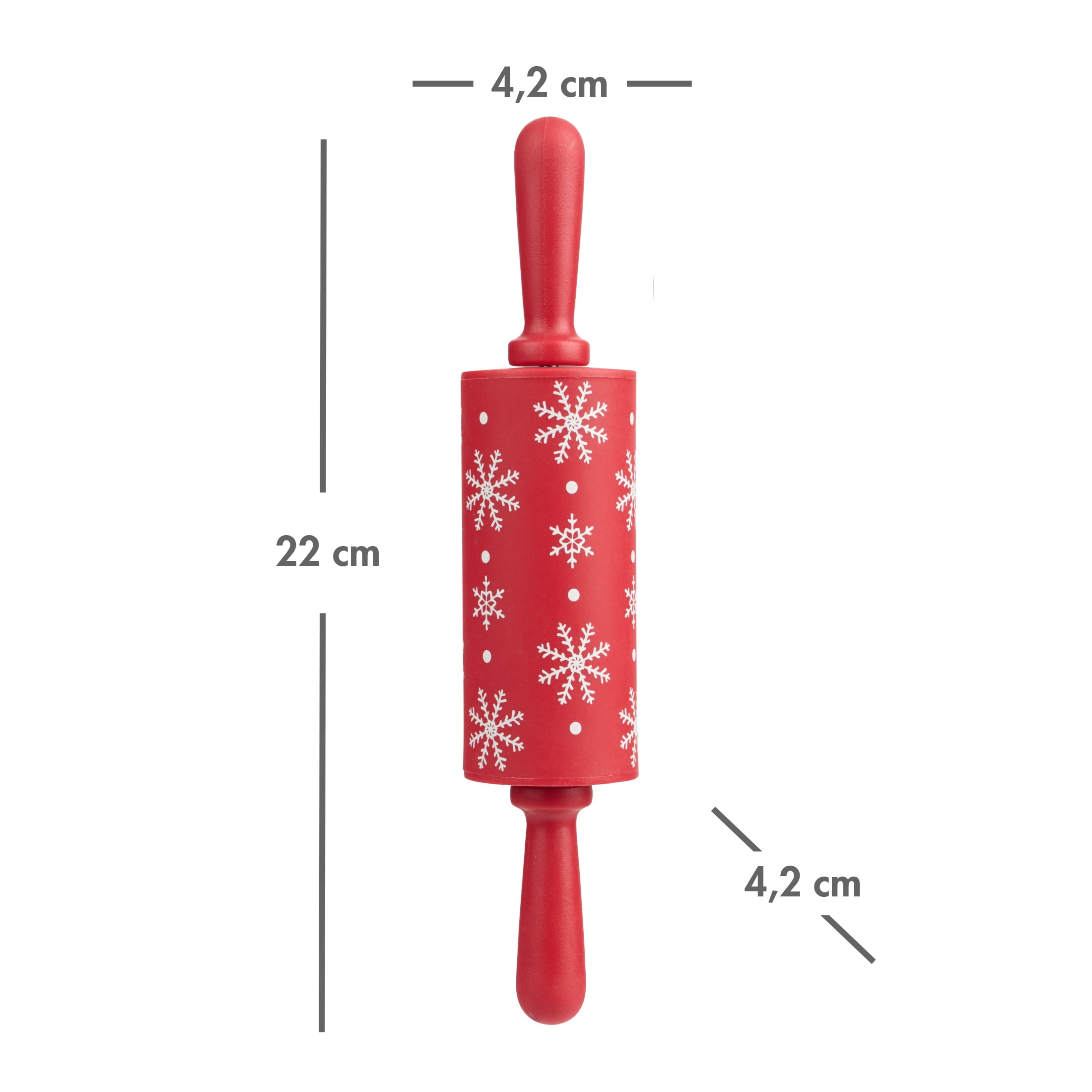 Ensemble d’outils à pâtisserie 5 pièces Holiday Time, Rouge, Blanc, Vert