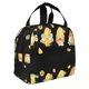 thumbnail image 2 of Easygdp Bee Happy Sunflower Gnomes Bolsa Térmica Premium - Tela Oxford Impermeable, Gran Capacidad, Bolsillo Frontal, Unisex para Trabajo, Escuela, Actividades al Aire Libre y Picnics, 2 of 8