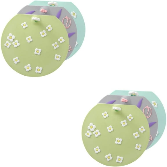 6 Pcs Floor Drain Toilet Sink Silicone Drain Stopper Silicone Tub Stopper Hair Cover Sink Drain Plug Bathtub Drain Cover Sewer Draining Stoppers Sink Sewer Stoppers Drain Covers