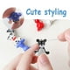 thumbnail image 3 of 8 cuentas de cristal hechas a mano con animales de colores, cuentas espaciadoras sueltas para manualidades, pendientes, pulseras, collares, suministros para hacer joyas, 3 of 6