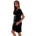 thumbnail image 2 of Just Love Comfortable Sleep Dress Shirt for Women - Ideal for Sleeping and Lounging in Dorms (Black - Love Me Some Sleep, 1X Plus), 2 of 3