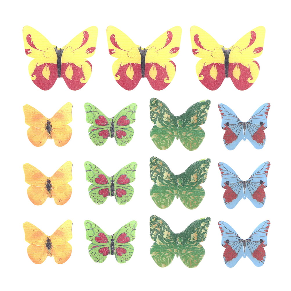 20 Butterflies Cupcake Wrappers Original Design 15 Popular Colours UK seller 