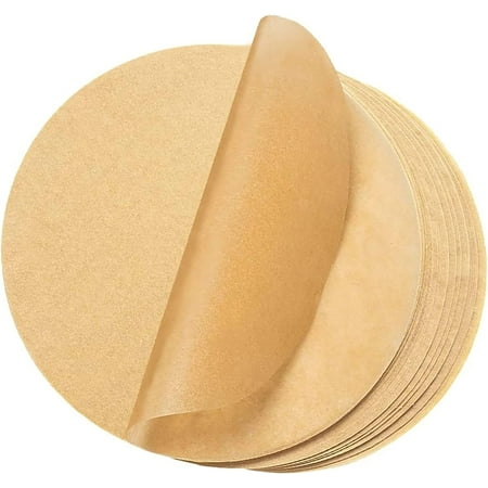 LINLIN 100 PCS Air Fryer Parchment Paper, 8.5inch Air Fryer Disposable Paper Liner Oil-Proof, Water-Proof, Non-Stick Baking Paper for Microwave Roasting Baking