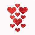 thumbnail image 3 of Coofit 20PCS Mirror Sticker Creative Heart Mirror Sheet Wall Sticker for Room Decor, 3 of 6