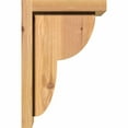 thumbnail image 3 of 7 1/2"W x 8"D x 12"H Crestline Smooth Corbel w/Backplate, Western Red Cedar, 3 of 9