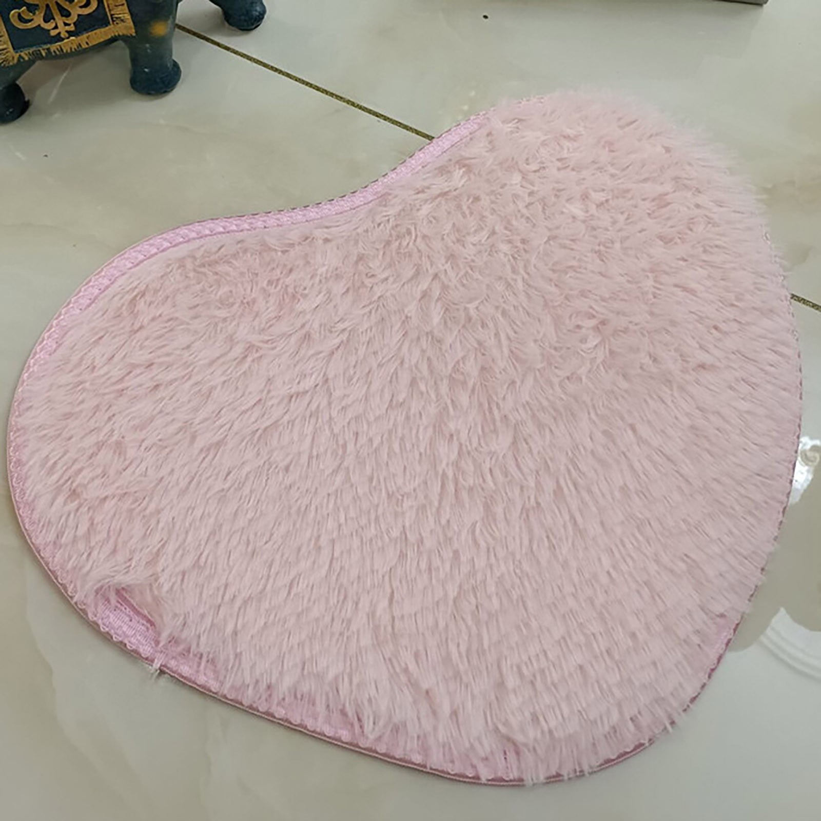 40*28CM Non-Slip Bath Mats Kitchen Bathroom Home Decor Heart Shape Carpet Mats 