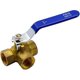 thumbnail image 1 of 3 Way Ball Valve-dn15 1/2 Internal Thread Ball Valve Stop Valve, Brass Air Ball Valve For Water, Oil And Air Lines, 1 of 5