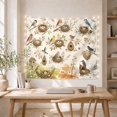 thumbnail image 5 of Songbirds Among Nests and Flowering Branches, Peaceful Watercolor for Nature Lovers, Avian Garden Decor, Housewarming Gift, Tapestry Wall Hanging for Bedroom and Living Room, 5 of 7