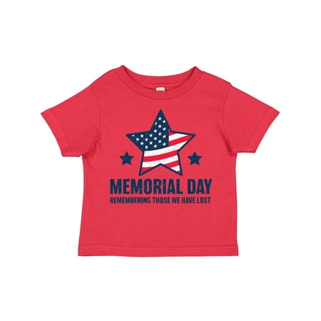 

Inktastic Memorial Day Grunge Remembering Those We Have Lost Gift Toddler Boy or Toddler Girl T-Shirt