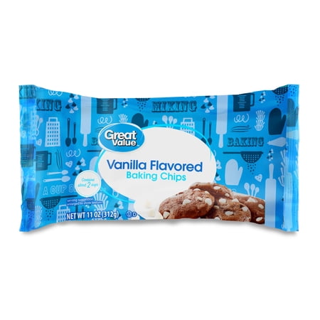 Great Value Vanilla Flavored Baking Chips, 11 oz