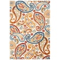 thumbnail image 2 of SAFAVIEH Cabana Allycia Cream/Navy 4'X6' Indoor/Outdoor Area Rug Cream/Navy, 5'3" x 7'6", 2 of 7