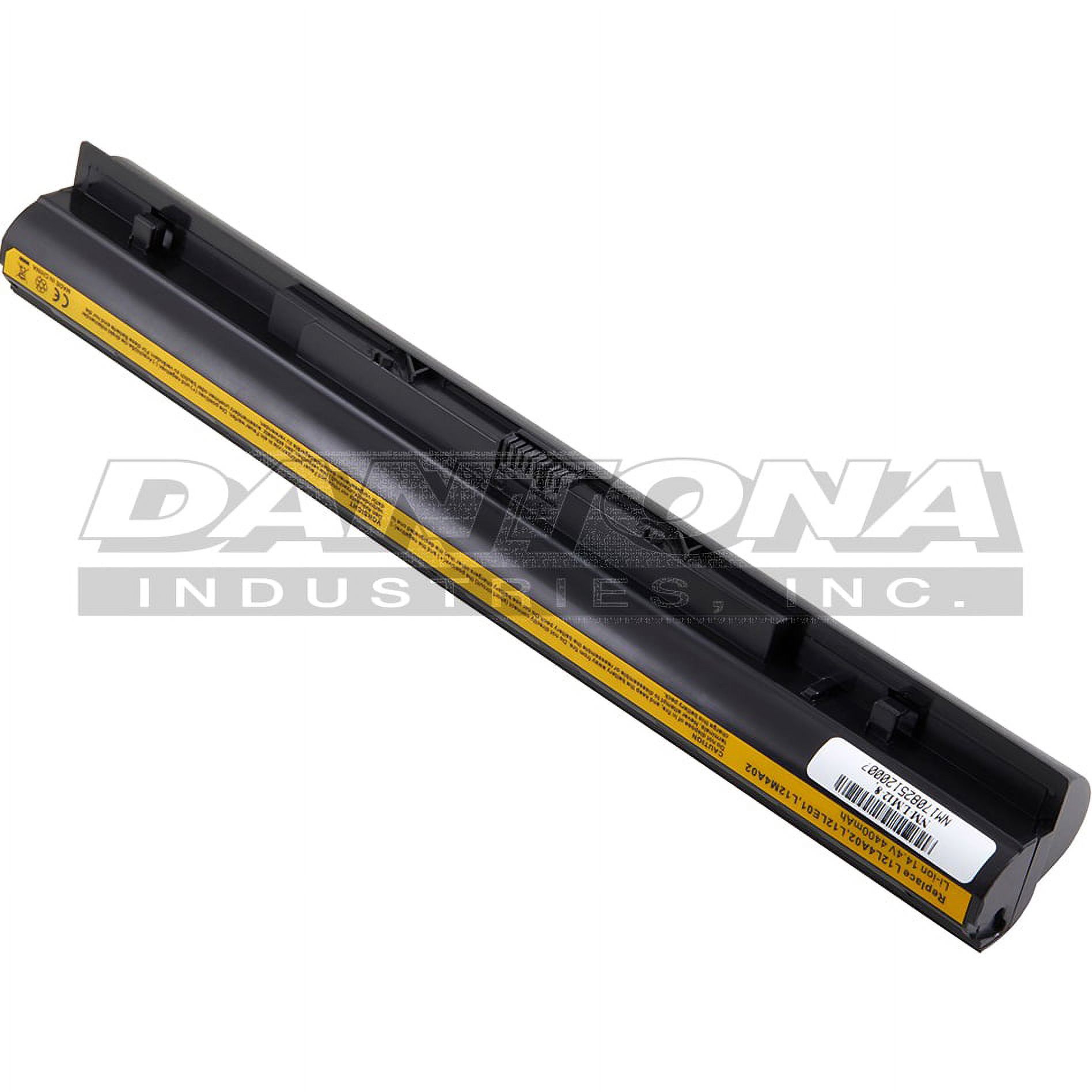 DENAQ NM-LM12-8 - Notebook battery (equivalent to: Lenovo 121500171, Lenovo 121500172, Lenovo 121500173, Lenovo 121500174, Lenovo 121500175, Lenovo 121500176, Lenovo L12L4A02, Lenovo L12L4E01, Lenovo L12M4A02, Lenovo L12M4E01, Lenovo L12S4A02, Lenovo L12S4E01) - lithium ion - 8-cell - 4400 mAh - 63.36 Wh - for Lenovo G40-70; G70-80; IdeaPad S410p; S410p Touch; S510p; S510p Touch; Z40-70; Z70-80