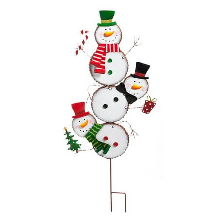- Evergreen Enterprises, Inc Snowman Totem Garden Stake