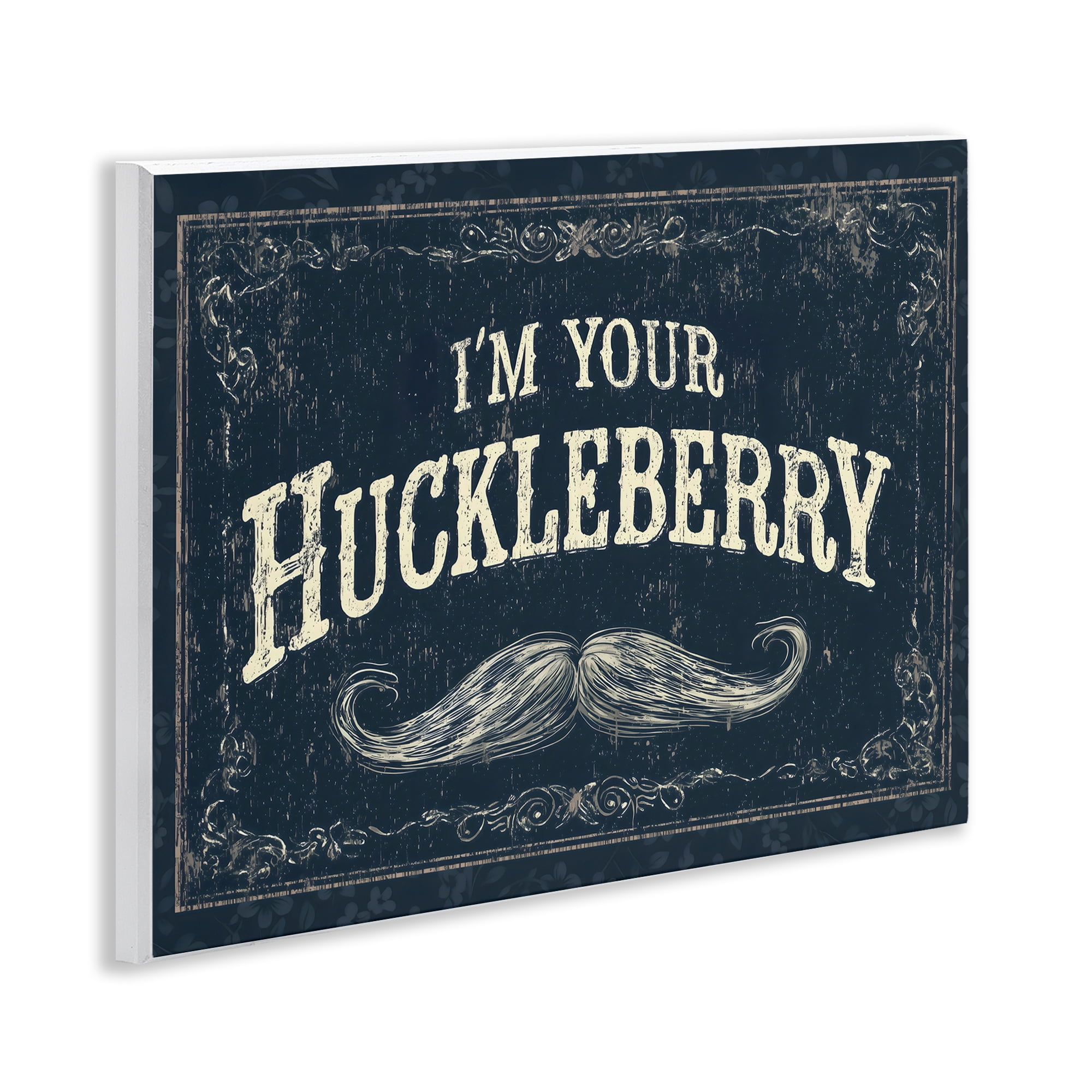 Stupell Industries I'm Your Huckleberry Wall Plaque Art, design by Arlington Prints
