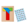 thumbnail image 3 of BELOVING Tangram Jigsaw Shape Recognition Educational Toy for Preschool Children Kids B, 3 of 10
