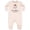 Natural Heather, variant on Inktastic Future Ballerina Girls Dance Baby Fleece Romper