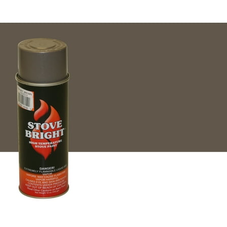 Stove Bright High Temp Spray Paint Metallic Brown (Best High Temp Paint)