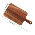 thumbnail image 2 of OULII Double Sided Charcuterie Board Wood Light Brown 1Set, 2 of 6