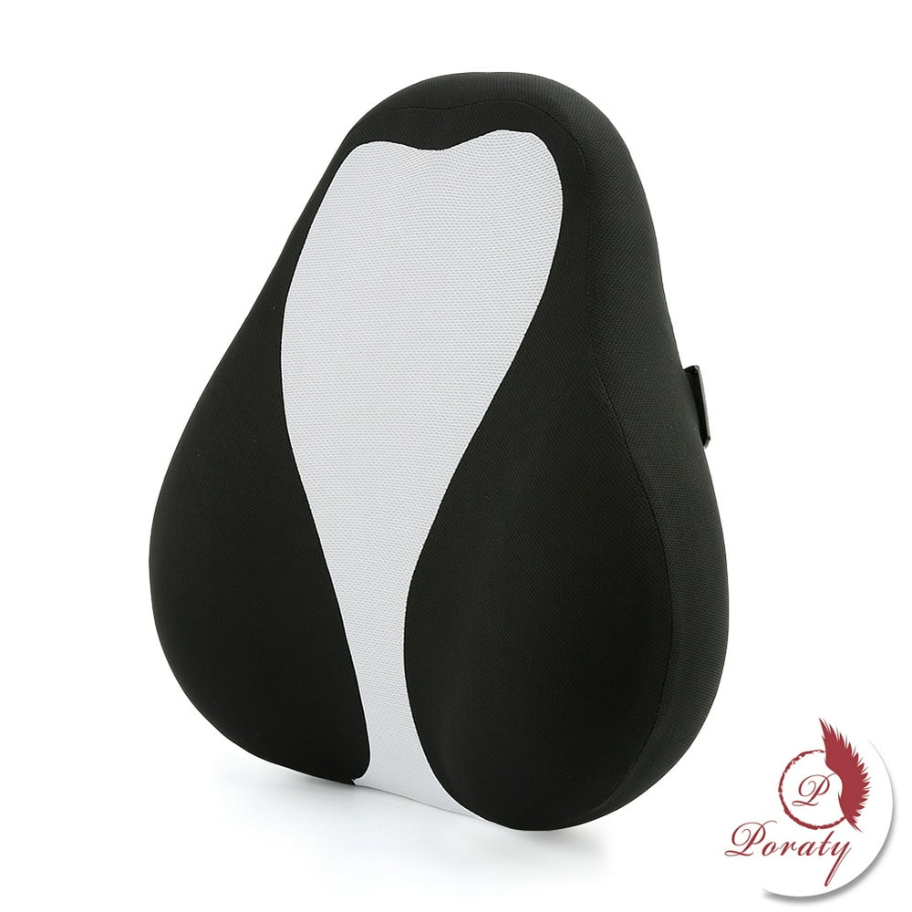 Poraty Premium Memory Foam Lumbar Support Pillow - Chair Cushion For