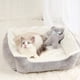 thumbnail image 3 of Camas para Perros Duraderas Y Cálidas para Perros Medianos/grandes, Cama Rectangular para Mascotas Engrosada con Suave Y Parte Inferior Antidesl gris Salvador cama de gato cachorro que se calienta, 3 of 9