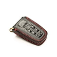 thumbnail image 5 of Vitodeco Superior Leather Key Fob Case Compatible for Toyota Rav4, Camry, Prius, Highlander, CH-R, Avalon, Toyota 86, Mirai (4-Button, Black/Red), 5 of 6