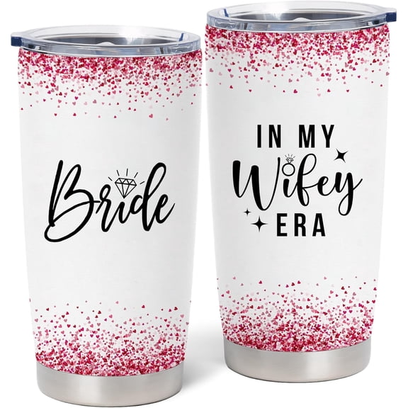Bride to Be Gifts - Bachelorette Gifts for Brides - Bride Gift for Wedding Day & Enagament & Honeymoon, 20 oz Stainless Steel Insulation Tumbler