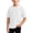 White, variant on OGLCCG Boys Waffle Henley Shirts Short Sleeve Button up Crewneck T-Shirts Summer Solid Color Knit Basic Tees Tops for Kids 4-14 Years