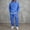 Blue, variant on Track Suits Mens 2 Pieces Set Fleece Hoodies Sweatpants Workout Casual Pullover Hooded Sweatshirts Fall Winter Sweatsuit Set with Pockets Gray 3XL