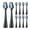 Black 10pcs, variant on 10 Pcs Replacements Toothbrush Heads Deep Clean Toothbruh Heads For AquaSonic Duo and Home Dental Center Electric Toothbruh
